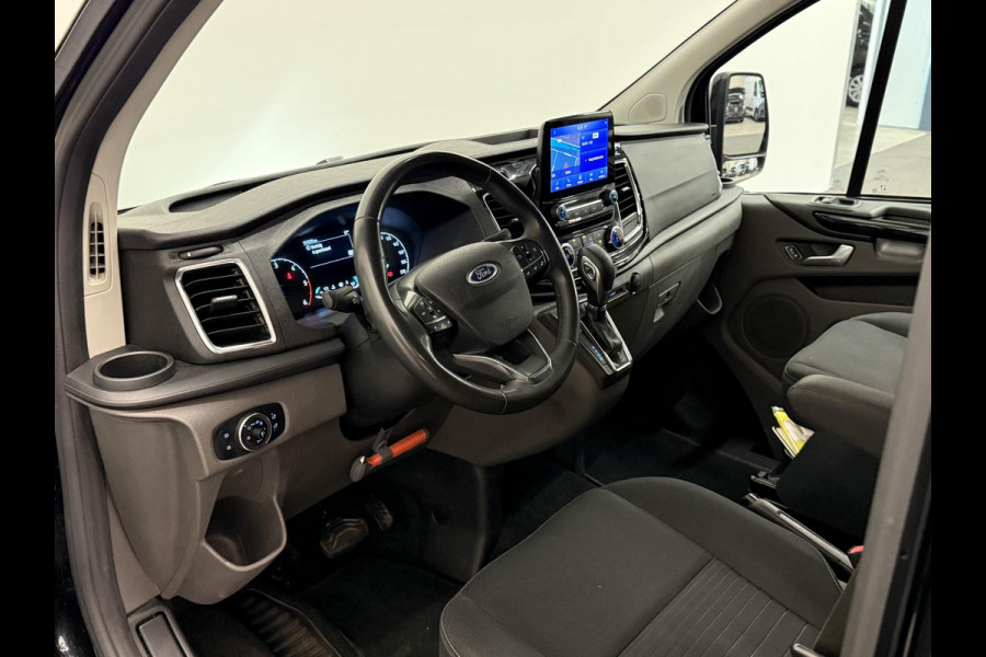 Ford Transit Custom 300 2.0 TDCI L2H1 Limited Dubbele cabine Automaat Navigatie Airco 2 Schuifdeuren Trekhaak PDC Carplay DAB