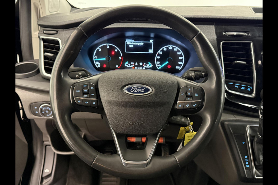Ford Transit Custom 300 2.0 TDCI L2H1 Limited Dubbele cabine Automaat Navigatie Airco 2 Schuifdeuren Trekhaak PDC Carplay DAB