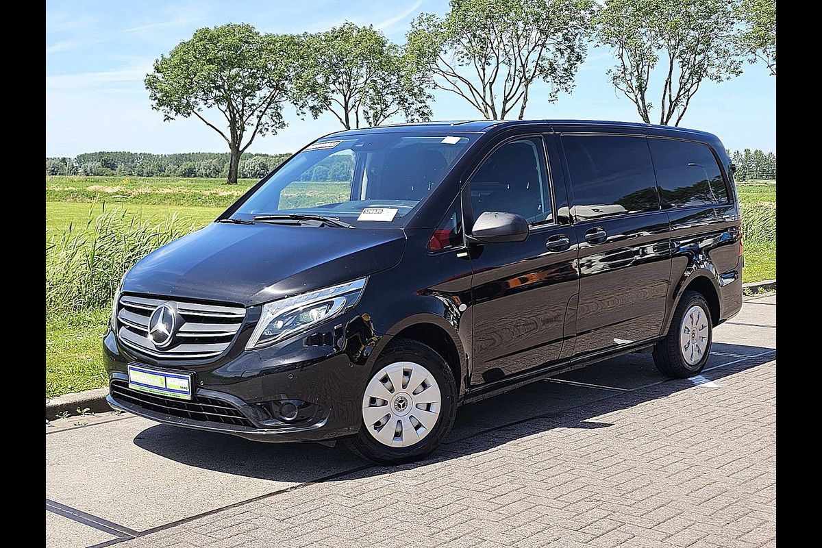 Mercedes-Benz Vito 114 CDI Lang L2 LED Airco/ECC Automaat Adaptieve Cruise Bumpers-Kleur Achterdeuren 2xZijdeuren Navi Euro6