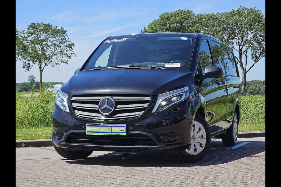 Mercedes-Benz Vito 114 CDI Lang L2 LED Airco/ECC Automaat Adaptieve Cruise Bumpers-Kleur Achterdeuren 2xZijdeuren Navi Euro6