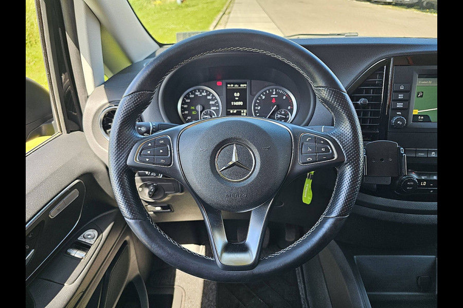 Mercedes-Benz Vito 114 CDI Lang L2 LED Airco/ECC Automaat Adaptieve Cruise Bumpers-Kleur Achterdeuren 2xZijdeuren Navi Euro6