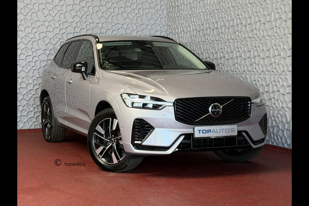 Volvo XC60 2.0 T8 455PK AWD PLUS DARK NIEUWE AUTO HARMAN KARDON 360.CAM STOEL/STUUR VERW LEER