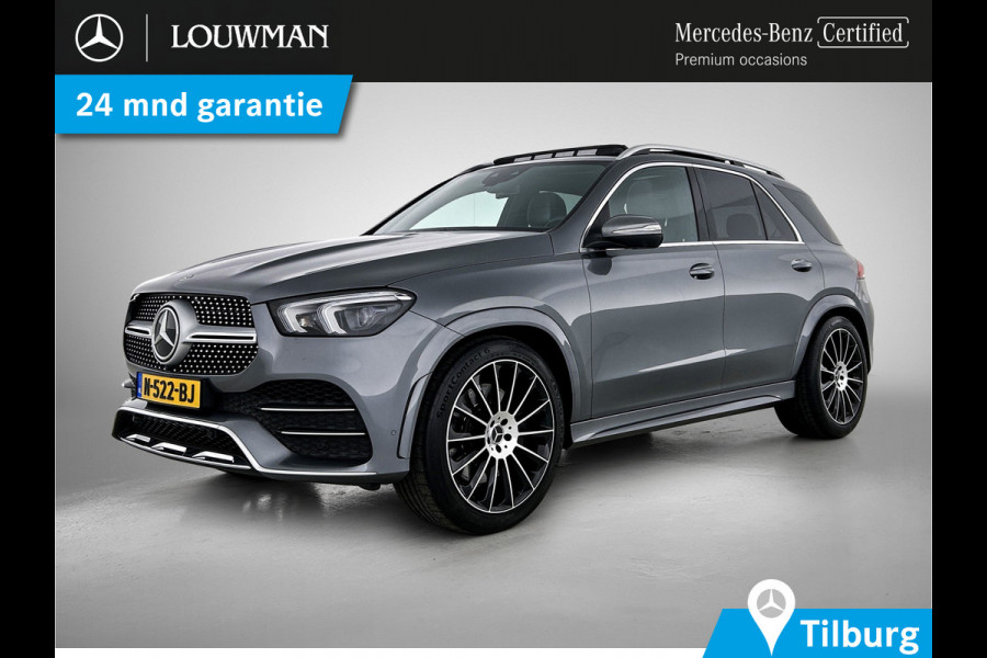 Mercedes-Benz GLE 450 4MATIC Premium Plus | Leder zwart | AIRMATIC luchtvering | Head up Display| Panoramadak AMG Line | Panorama Schuif-Kanteldak | Parkeerpakket met 360°-camera | Head-up display | Inclusief 24 maanden Mercedes-Benz Certified garantie voor Europa.