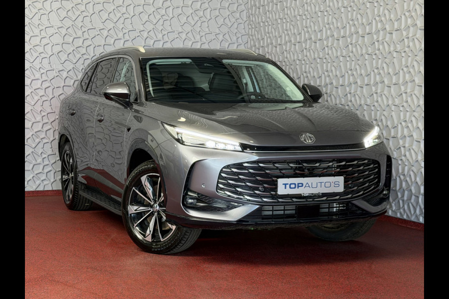 MG MG HS PHEV 1.5 TGDI LUXURY PHEV PLUG-IN HYBRIDE | LEER | 272PK NIEUWE AUTO | >1.000 KM TOTAAL BEREIK | 360° CAMERA | ELEKTRISCHE ACHTERKLEP