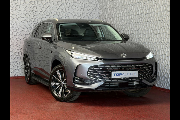 MG MG HS PHEV 1.5 TGDI LUXURY PHEV PLUG-IN HYBRIDE | LEER | 272PK NIEUWE AUTO | >1.000 KM TOTAAL BEREIK | 360° CAMERA | ELEKTRISCHE ACHTERKLEP