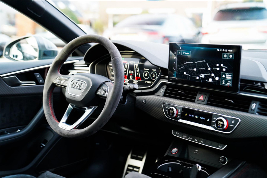 Audi RS5 Sportback 2.9 TFSI RS 5 Quattro Competition Plus | Kuipstoelen | Keramisch | Carbon | Nieuwstaat | HuD | Bang&Olufsen |