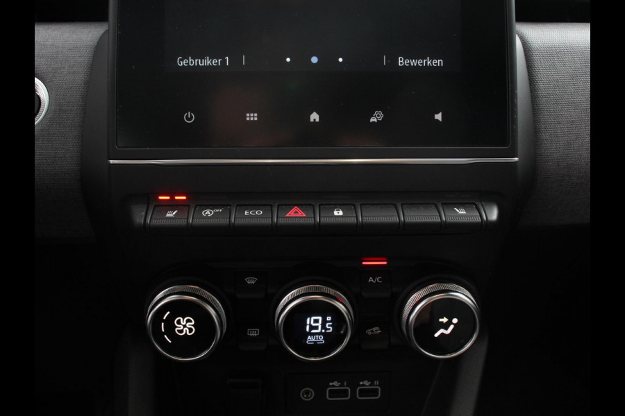 Renault Clio 1.0 TCe 90 Evolution Climate control Cruise control Camera Parkeersensoren achter Verwarmde voorstoelen Stuurverwarming LED Trekhaak Apple Carplay/ Android Auto