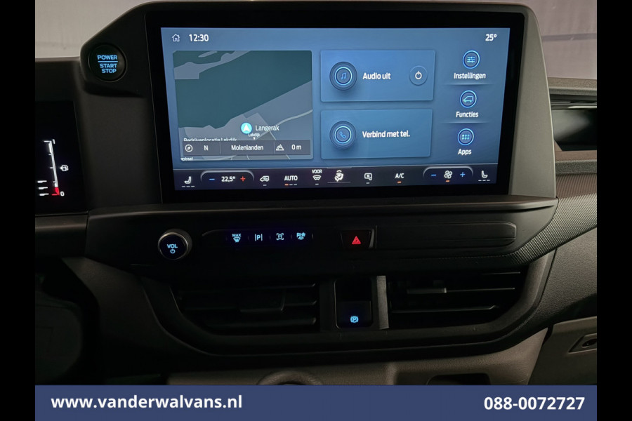 Ford Transit Custom 2.0 TDCI 136pk L1H1 Euro6 Airco | Camera | Navigatie | LED | Apple Carplay | Adaptieve Cruisecontrol Android Auto, Verwarmde voorruit, Stoelverwarming, Parkeersensoren, Bijrijdersbank, 2590kg trekvermogen