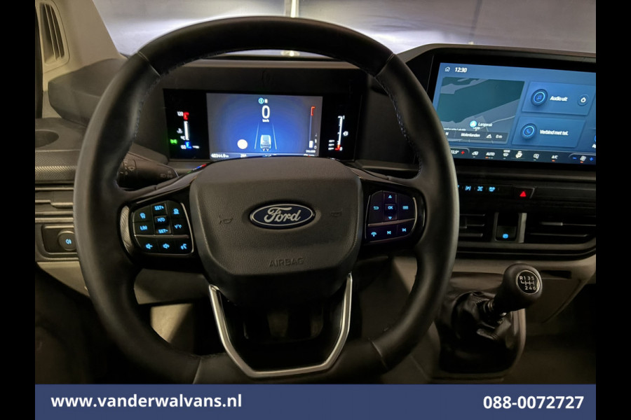 Ford Transit Custom 2.0 TDCI 136pk L1H1 Euro6 Airco | Camera | Navigatie | LED | Apple Carplay | Adaptieve Cruisecontrol Android Auto, Verwarmde voorruit, Stoelverwarming, Parkeersensoren, Bijrijdersbank, 2590kg trekvermogen