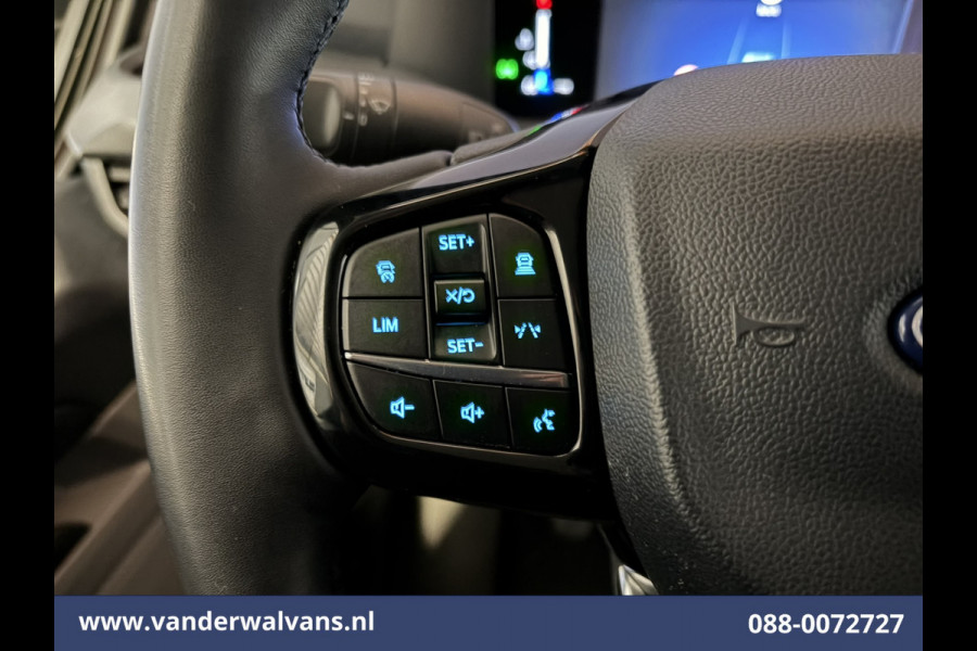Ford Transit Custom 2.0 TDCI 136pk L1H1 Euro6 Airco | Camera | Navigatie | LED | Apple Carplay | Adaptieve Cruisecontrol Android Auto, Verwarmde voorruit, Stoelverwarming, Parkeersensoren, Bijrijdersbank, 2590kg trekvermogen