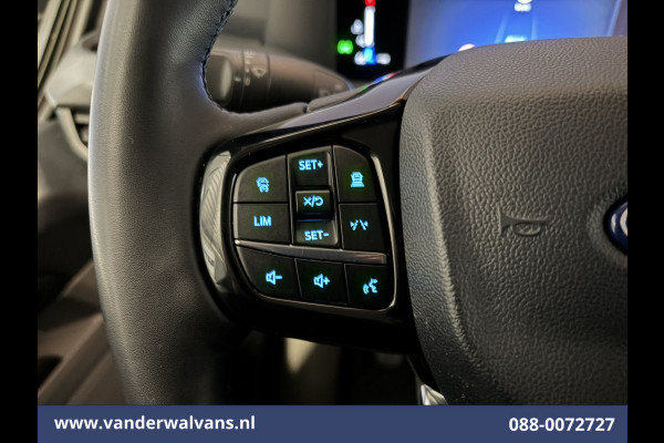 Ford Transit Custom 2.0 TDCI 136pk L1H1 Euro6 Airco | Camera | Navigatie | LED | Apple Carplay | Adaptieve Cruisecontrol Android Auto, Verwarmde voorruit, Stoelverwarming, Parkeersensoren, Bijrijdersbank, 2590kg trekvermogen