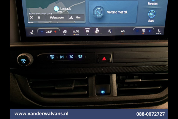 Ford Transit Custom 2.0 TDCI 136pk L1H1 Euro6 Airco | Camera | Navigatie | LED | Apple Carplay | Adaptieve Cruisecontrol Android Auto, Verwarmde voorruit, Stoelverwarming, Parkeersensoren, Bijrijdersbank, 2590kg trekvermogen