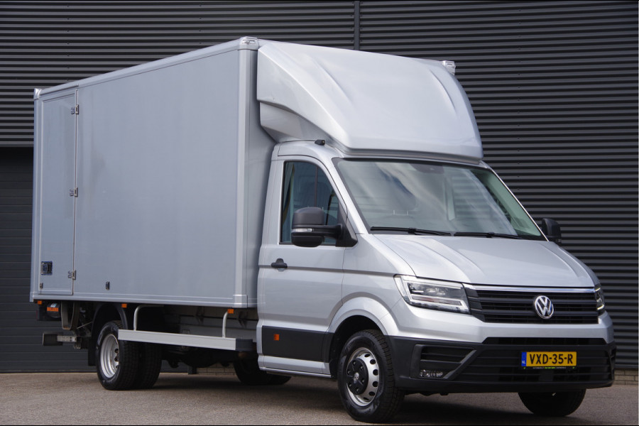 Volkswagen Crafter 35 2.0 TDI N1! DUBBELLUCHT BAKWAGEN, 1000KG LAADKLEP, 164PK AUT. LED, GEVEERDE STOEL, NAVI, CRUISE, AIRCO, VOORRUIT VERWARMING,