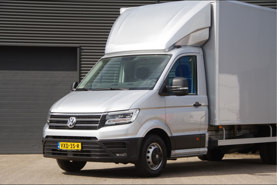 Volkswagen Crafter 35 2.0 TDI N1! DUBBELLUCHT BAKWAGEN, 1000KG LAADKLEP, 164PK AUT. LED, GEVEERDE STOEL, NAVI, CRUISE, AIRCO, VOORRUIT VERWARMING,