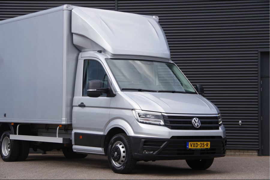 Volkswagen Crafter 35 2.0 TDI N1! DUBBELLUCHT BAKWAGEN, 1000KG LAADKLEP, 164PK AUT. LED, GEVEERDE STOEL, NAVI, CRUISE, AIRCO, VOORRUIT VERWARMING,