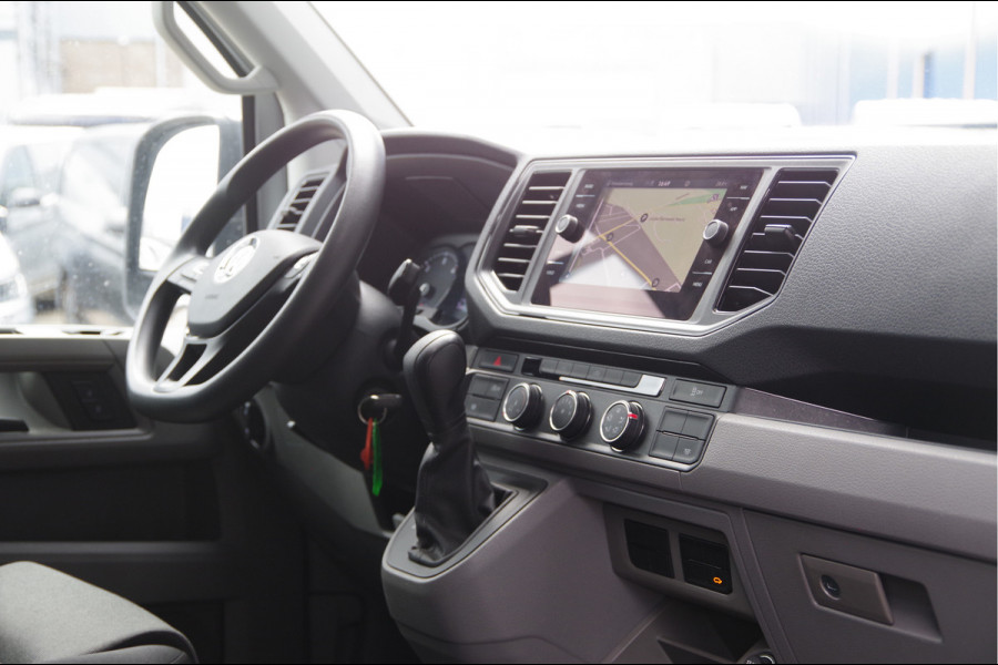 Volkswagen Crafter 35 2.0 TDI N1! DUBBELLUCHT BAKWAGEN, 1000KG LAADKLEP, 164PK AUT. LED, GEVEERDE STOEL, NAVI, CRUISE, AIRCO, VOORRUIT VERWARMING,
