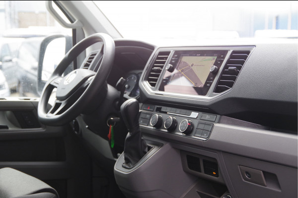 Volkswagen Crafter 35 2.0 TDI N1! DUBBELLUCHT BAKWAGEN, 1000KG LAADKLEP, 164PK AUT. LED, GEVEERDE STOEL, NAVI, CRUISE, AIRCO, VOORRUIT VERWARMING,