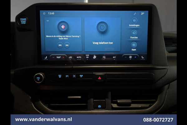 Ford Transit Custom 2.0 TDCI 136pk L1H1 Euro6 Airco | Camera | Apple Carplay | LED | Cruisecontrol Android Auto, Verwarmde voorruit, Stoelverwarming, Parkeersensoren, Bijrijdersbank, 2740kg trekvermogen