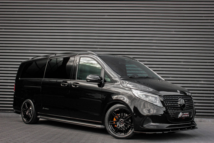 Mercedes-Benz V-Klasse 300d L3 240PK JB-EDITION EXTRA LANG / ELEK- SCHUIFDEUREN / NIGHT EDITION / DUBBEL CABINE DC /STOELVERWAMING