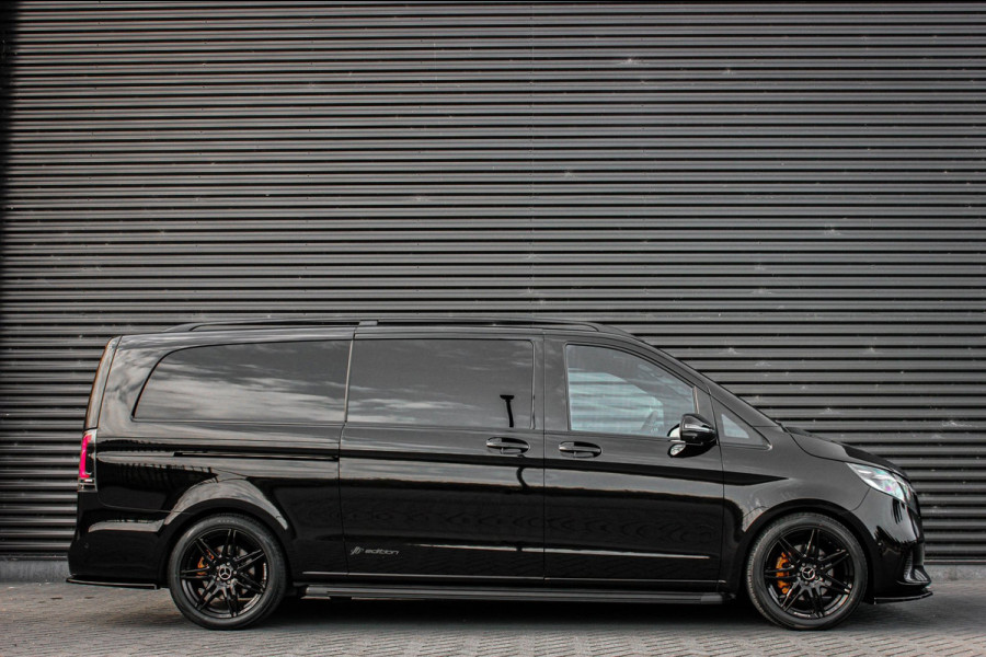 Mercedes-Benz V-Klasse 300d L3 240PK JB-EDITION EXTRA LANG / ELEK- SCHUIFDEUREN / NIGHT EDITION / DUBBEL CABINE DC /STOELVERWAMING