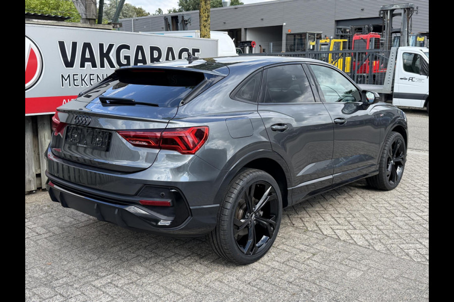 Audi Q3 Sportback 45 TFSI e Edition 20"/3 x S line/Leder/Matrix LED/Navigatie/Adaptieve cruise/Sfeerverlichting/360Camera/Elektrische klep