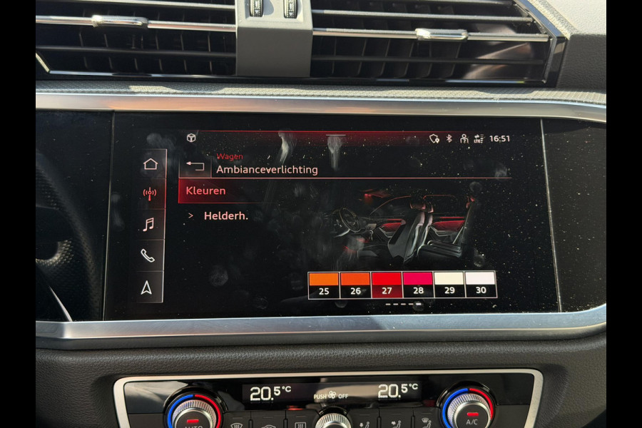 Audi Q3 Sportback 45 TFSI e Edition 20"/3 x S line/Leder/Matrix LED/Navigatie/Adaptieve cruise/Sfeerverlichting/360Camera/Elektrische klep