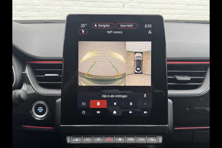 Renault Arkana 1.6 E-Tech Hybrid 145 R.S. Line Leder Stoel Stuurverwarming 360 Camera Navi Carplay