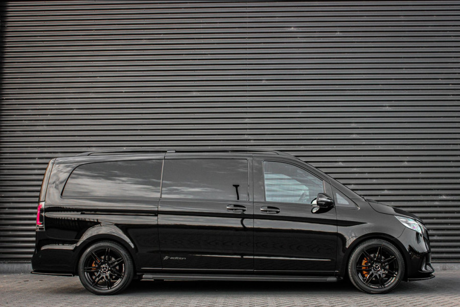 Mercedes-Benz V-Klasse 300d L3 240PK JB-EDITION EXTRA LANG / ELEK- SCHUIFDEUREN / NIGHT EDITION / DUBBEL CABINE DC /STOELVERWAMING