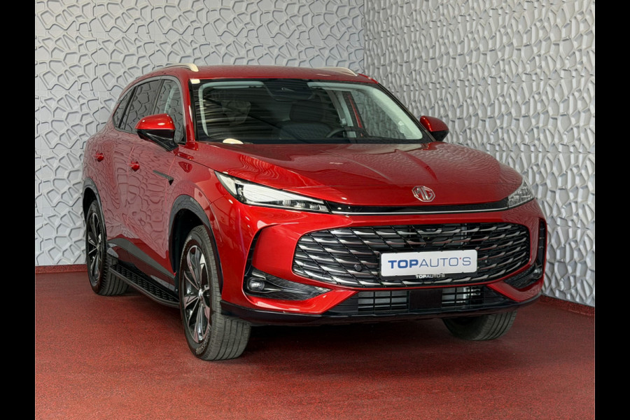 MG MG HS PHEV 1.5 TGDI LUXURY PHEV PLUG-IN HYBRIDE | LEER | 272PK NIEUWE AUTO | >1.000 KM TOTAAL BEREIK | 360° CAMERA | ELEKTRISCHE ACHTERKLEP