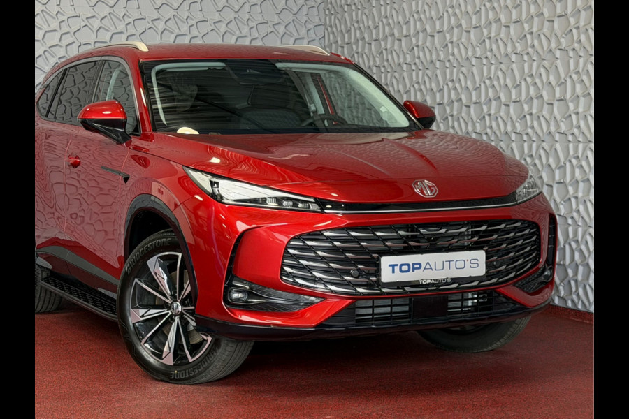 MG MG HS PHEV 1.5 TGDI LUXURY PHEV PLUG-IN HYBRIDE | LEER | 272PK NIEUWE AUTO | >1.000 KM TOTAAL BEREIK | 360° CAMERA | ELEKTRISCHE ACHTERKLEP