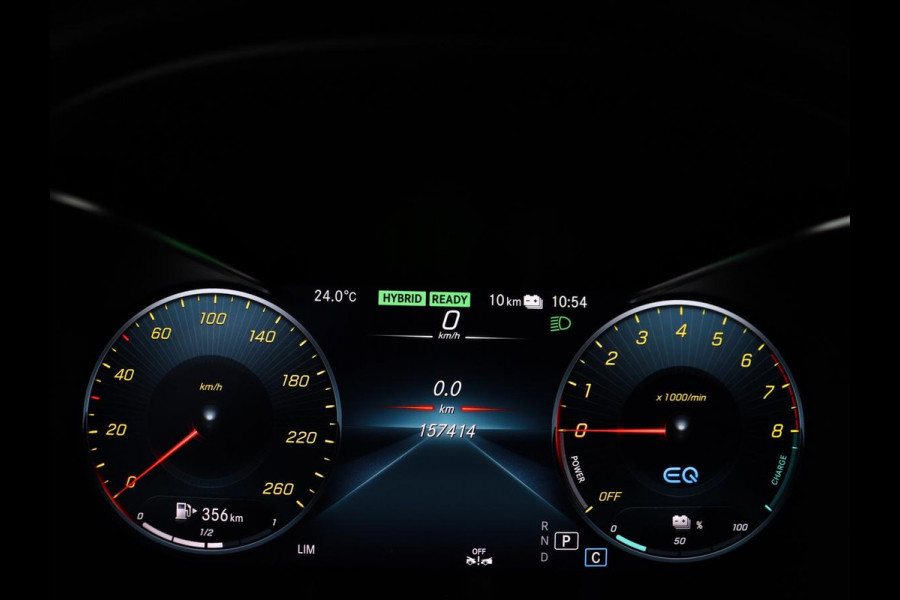 Mercedes-Benz C-Klasse Estate 300 e Business Solution AMG Limited | SOH 86,1% | Panoramadak | Trekhaak | 360 Camera | Stoelverwarming | Cruise control | Navigatie | Climate control | Bluetooth | DAB+ | Carplay | Sfeerverlichting |