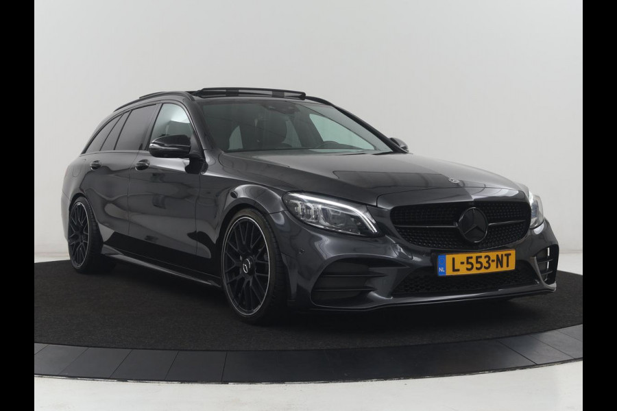 Mercedes-Benz C-Klasse Estate 300 e Business Solution AMG Limited | SOH 86,1% | Panoramadak | Trekhaak | 360 Camera | Stoelverwarming | Cruise control | Navigatie | Climate control | Bluetooth | DAB+ | Carplay | Sfeerverlichting |