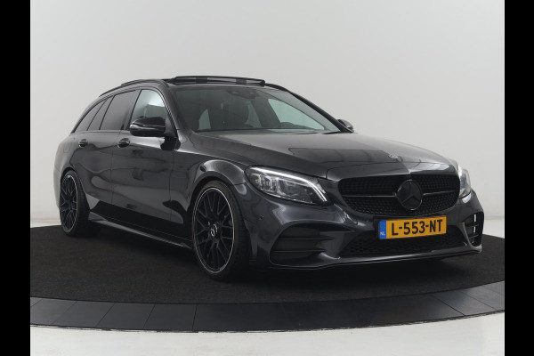 Mercedes-Benz C-Klasse Estate 300 e Business Solution AMG Limited | SOH 86,1% | Panoramadak | Trekhaak | 360 Camera | Stoelverwarming | Cruise control | Navigatie | Climate control | Bluetooth | DAB+ | Carplay | Sfeerverlichting |
