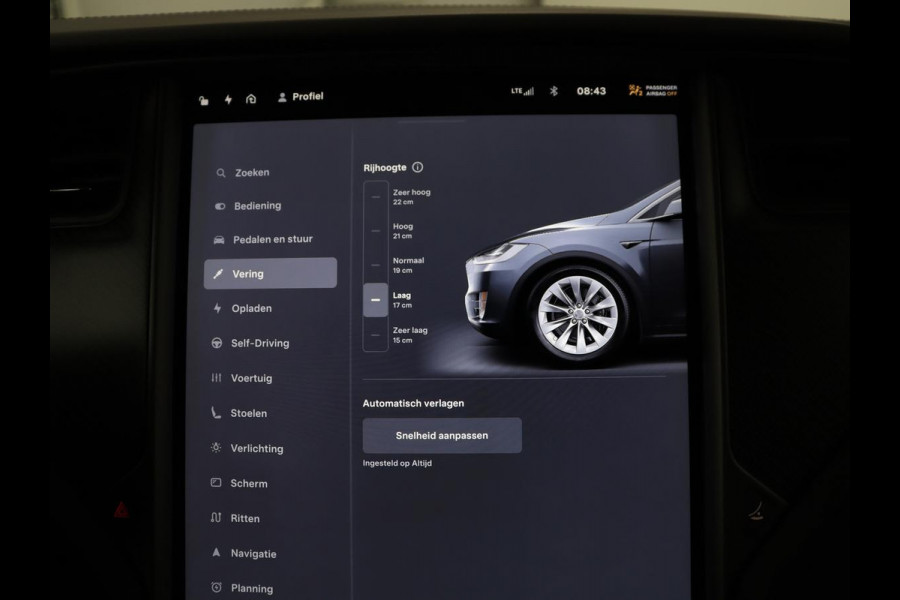 Tesla Model X 100D 6p. | SOH 86,1% | Stuur/stoel verwarming | Leder | Memory | Sfeerverlichting | Adaptive cruise | Climate control | Camera | Park assist | Trekhaak |
