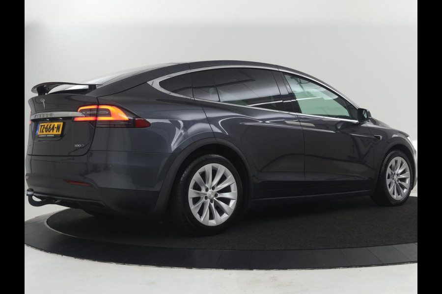 Tesla Model X 100D 6p. | SOH 86,1% | Stuur/stoel verwarming | Leder | Memory | Sfeerverlichting | Adaptive cruise | Climate control | Camera | Park assist | Trekhaak |