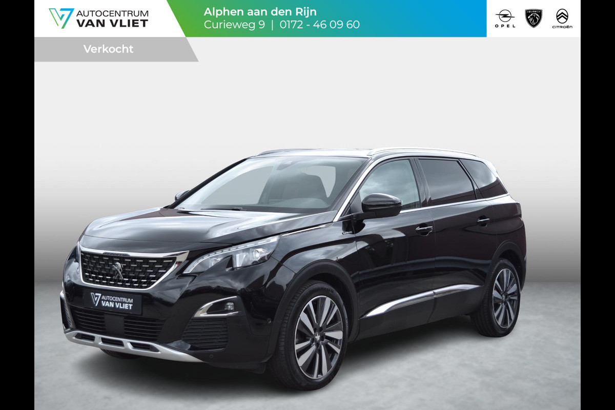 Peugeot 5008 1.2 PureTech GT-Line | 130 PK | 7-PERSOONS | LEDEREN BEKLEDING | PARKEERSENSOREN MET CAMERA | ELEKTR. ACHTERKLEP | CLIMATE CONTROL | SCHUIF-KANTELDAK