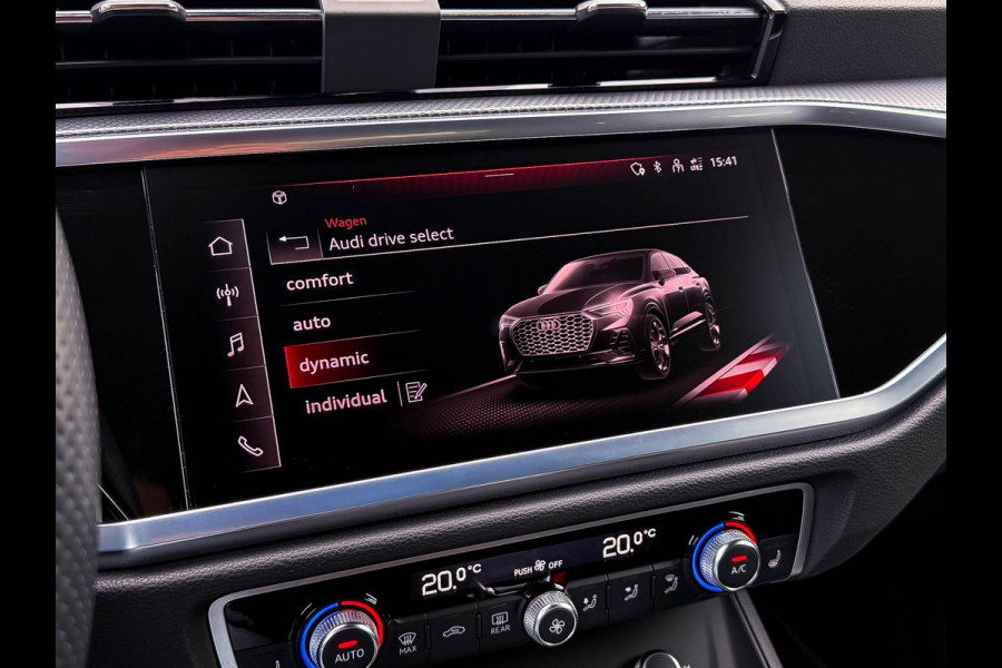 Audi Q3 Sportback 45TFSI e 245pk S-Tronic Competition S Edition S-Line 1éEig Audi Exclusive|Pano|Sonos|Ambiance|Camera|Matrix|RSQ3