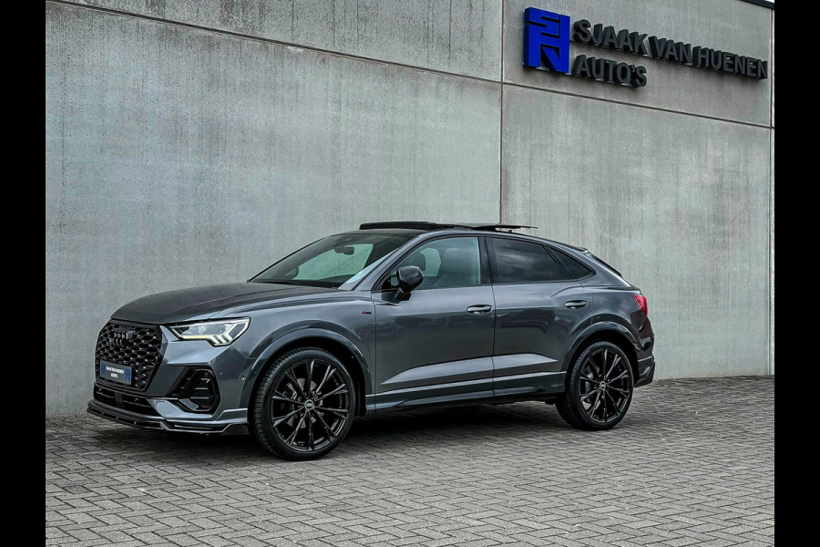 Audi Q3 Sportback 35TFSI 150pk S-Tronic Competition S Edition S-Line Pano|Leder/Alcantara|B&O|Matrix|ACC|Black|Trekh|Ambiance|RSQ3