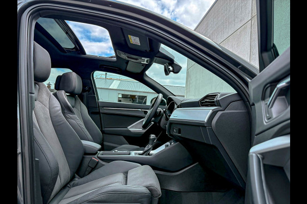 Audi Q3 Sportback 35TFSI 150pk S-Tronic Competition S Edition S-Line Pano|Leder/Alcantara|B&O|Matrix|ACC|Black|Trekh|Ambiance|RSQ3