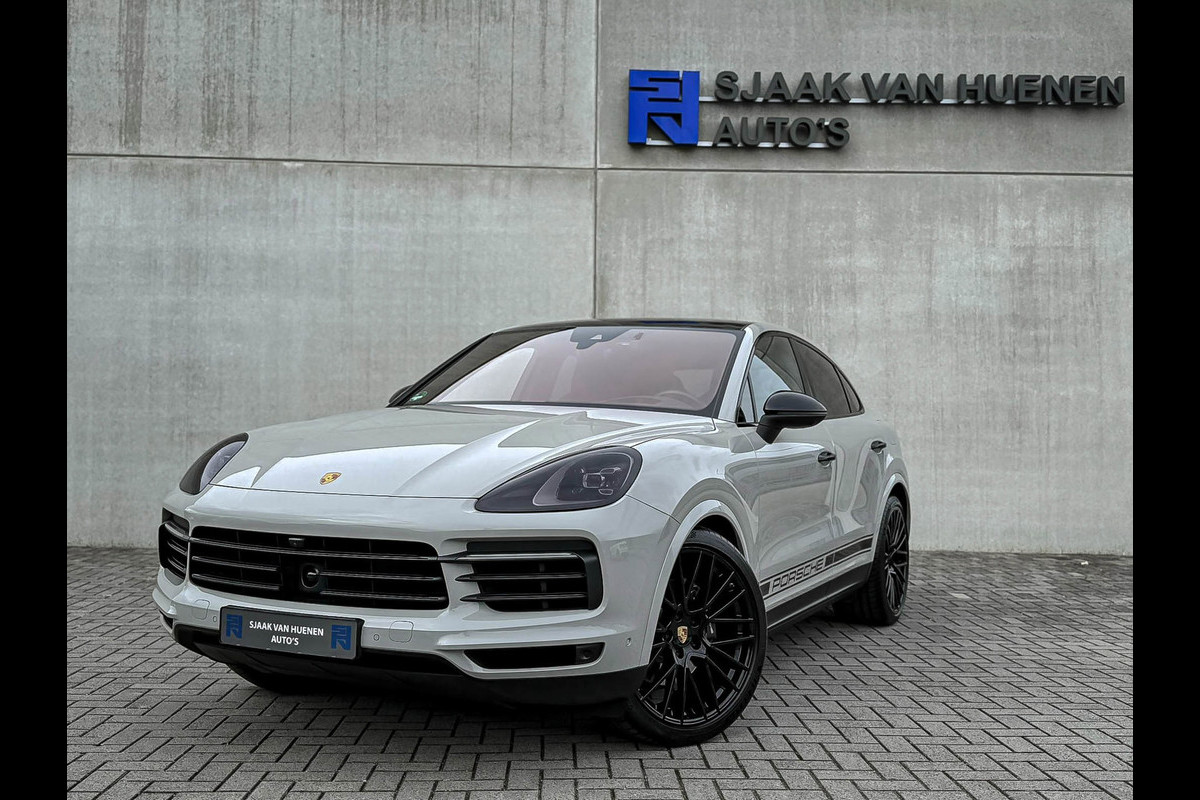 Porsche Cayenne Coupé 3.0 E 462PK V6 SportDesign GTS Krijt/Kreide|Pano|HUD|Luchtv.|4-Wiel besturing|360°|ACC|Kuipstoelen|Bose|22''