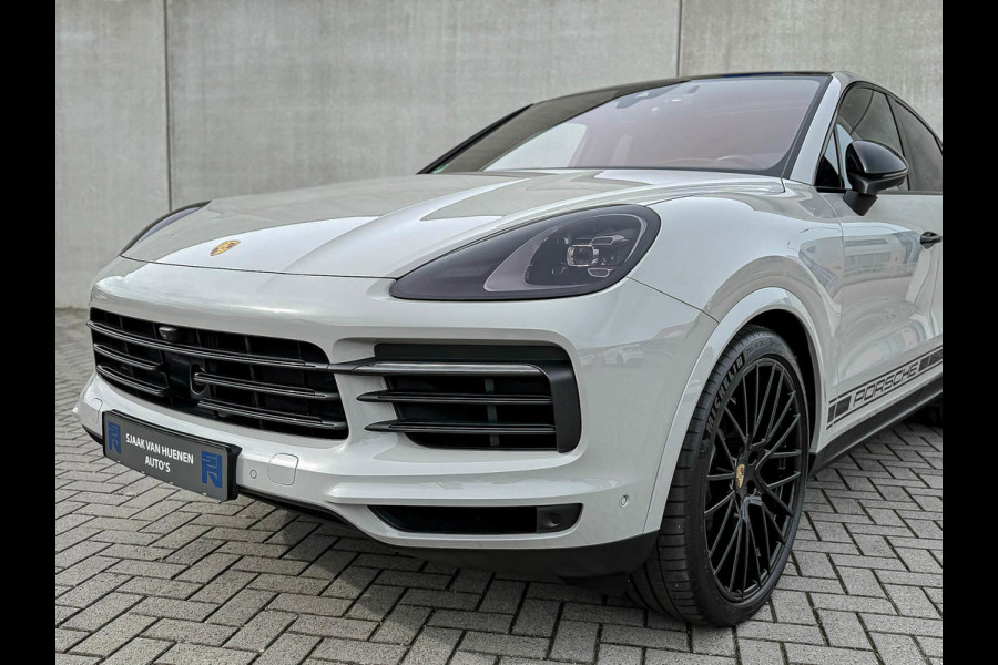 Porsche Cayenne Coupé 3.0 E 462PK V6 SportDesign GTS Krijt/Kreide|Pano|HUD|Luchtv.|4-Wiel besturing|360°|ACC|Kuipstoelen|Bose|22''