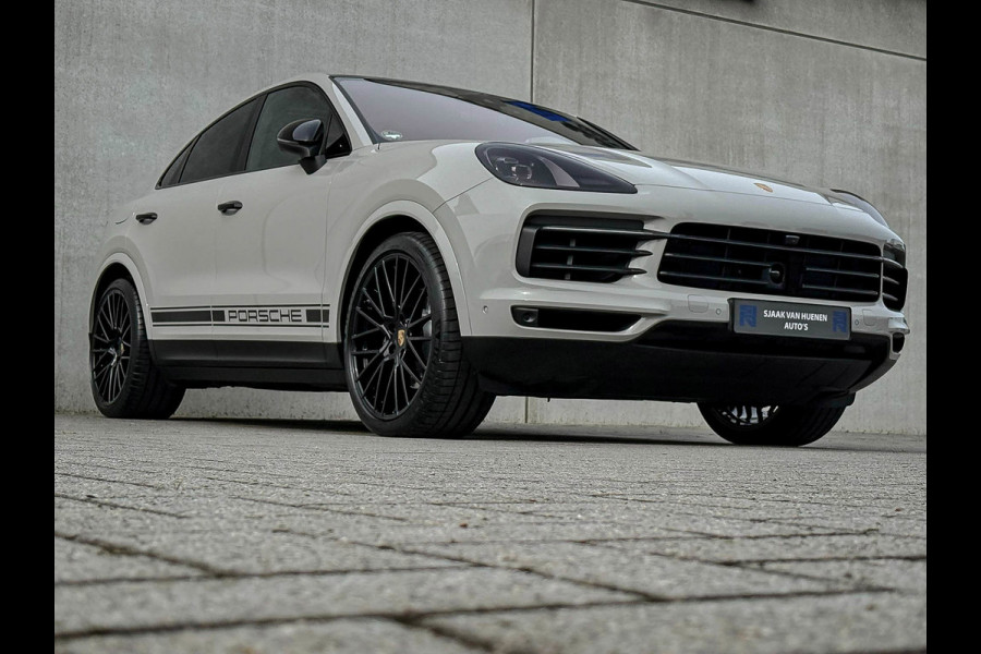 Porsche Cayenne Coupé 3.0 E 462PK V6 SportDesign GTS Krijt/Kreide|Pano|HUD|Luchtv.|4-Wiel besturing|360°|ACC|Kuipstoelen|Bose|22''