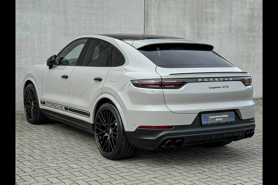 Porsche Cayenne Coupé 3.0 E 462PK V6 SportDesign GTS Krijt/Kreide|Pano|HUD|Luchtv.|4-Wiel besturing|360°|ACC|Kuipstoelen|Bose|22''
