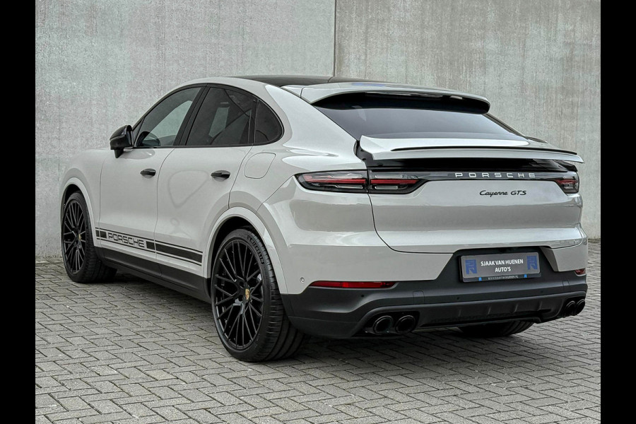 Porsche Cayenne Coupé 3.0 E 462PK V6 SportDesign GTS Krijt/Kreide|Pano|HUD|Luchtv.|4-Wiel besturing|360°|ACC|Kuipstoelen|Bose|22''