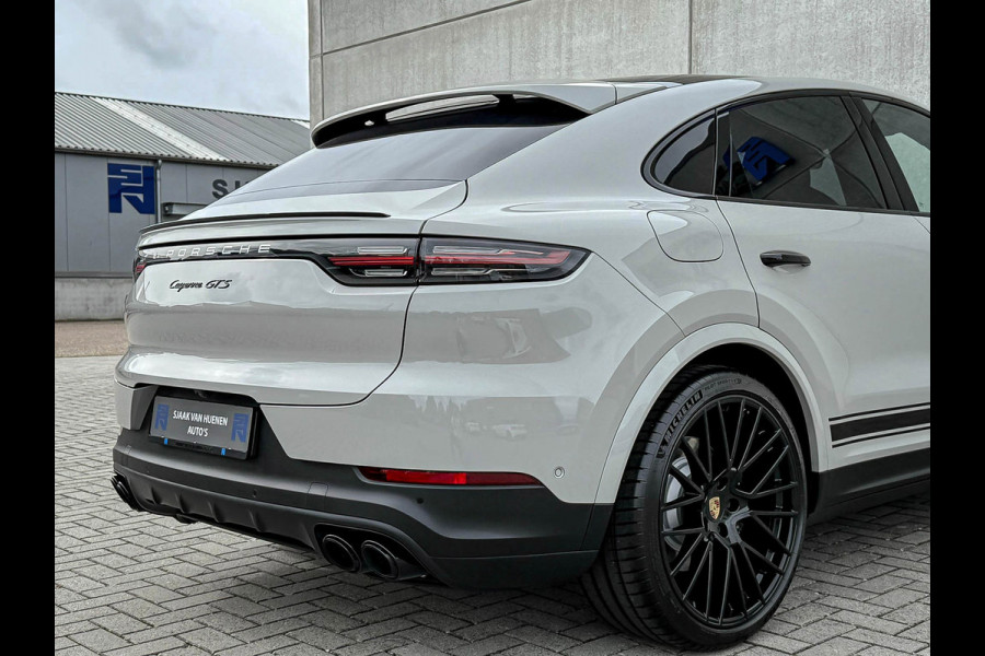 Porsche Cayenne Coupé 3.0 E 462PK V6 SportDesign GTS Krijt/Kreide|Pano|HUD|Luchtv.|4-Wiel besturing|360°|ACC|Kuipstoelen|Bose|22''