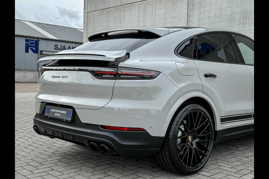 Porsche Cayenne Coupé 3.0 E 462PK V6 SportDesign GTS Krijt/Kreide|Pano|HUD|Luchtv.|4-Wiel besturing|360°|ACC|Kuipstoelen|Bose|22''