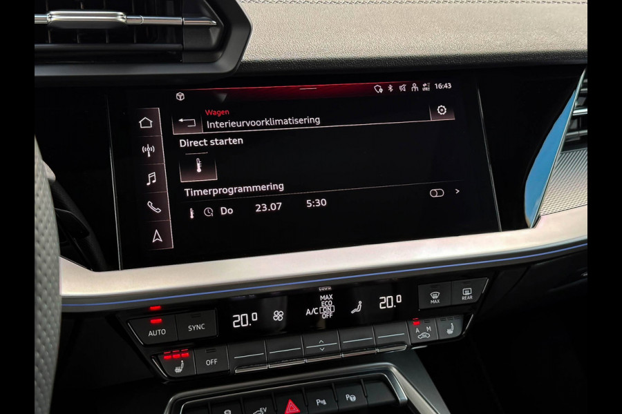 Audi A3 Sportback 40TFSI e 204pk S-Tronic Competition S Edition S-Line Pano|Kuipstoelen+Massage&Memory|Qi|Matrix|ACC|Camera|B&O|S3