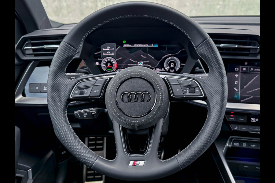 Audi A3 Sportback 40TFSI e 204pk S-Tronic Competition S Edition S-Line Pano|Kuipstoelen+Massage&Memory|Qi|Matrix|ACC|Camera|B&O|S3
