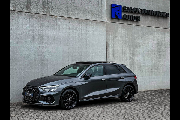Audi A3 Sportback 40TFSI e 204pk S-Tronic Competition S Edition S-Line Pano|Kuipstoelen+Massage&Memory|Qi|Matrix|ACC|Camera|B&O|S3
