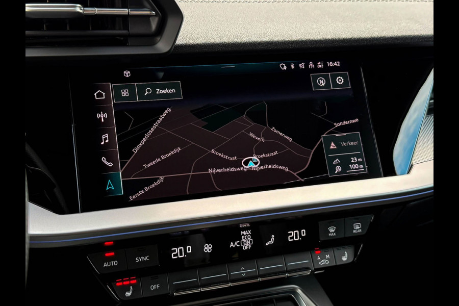 Audi A3 Sportback 40TFSI e 204pk S-Tronic Competition S Edition S-Line Pano|Kuipstoelen+Massage&Memory|Qi|Matrix|ACC|Camera|B&O|S3